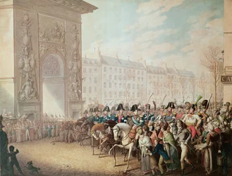 The Entrance of the Emperors into Paris